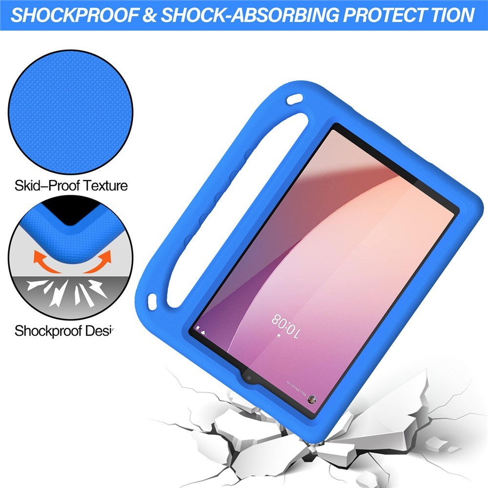 EIDERWOOD Lenovo Tab M8 (4th Gen.) Kids Case with Handle & Stand Function - Blue