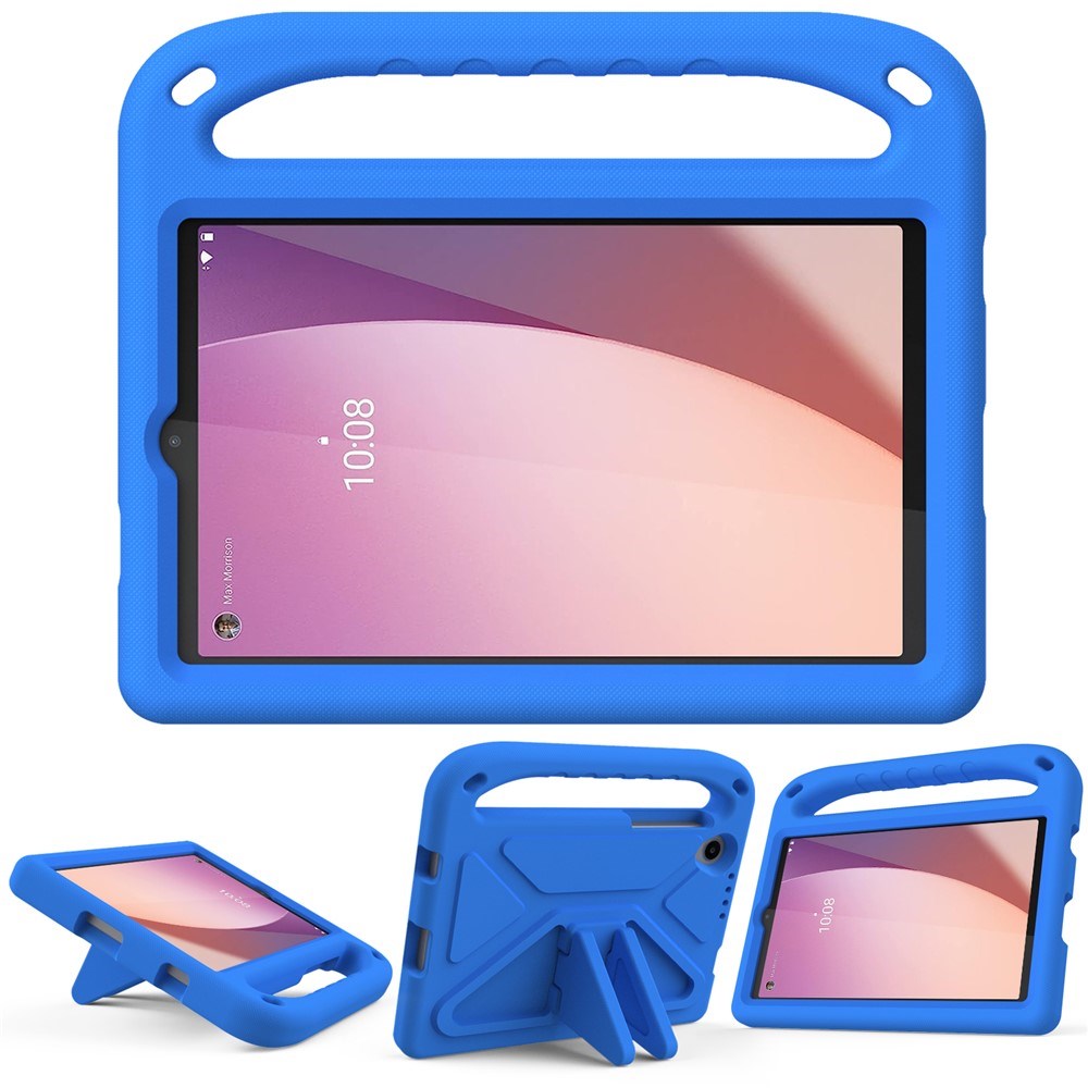 EIDERWOOD Lenovo Tab M8 (4th Gen.) Kids Case with Handle & Stand Function - Blue