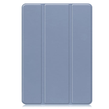 Samsung Galaxy Tab S9+ (Plus) Magnetic Tri-Fold Leather Case w. Stand - Blue