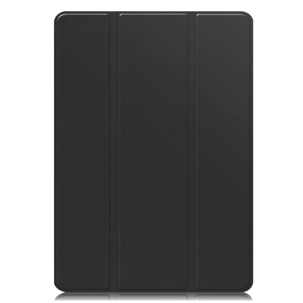 Samsung Galaxy Tab S10 FE / S9 FE Magnetic Tri-Fold Leather Case w. Stand - Black