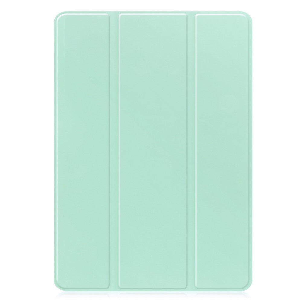 Samsung Galaxy Tab S10 FE / S9 FE Magnetic Tri-Fold Leather Case w. Stand - Mint Green