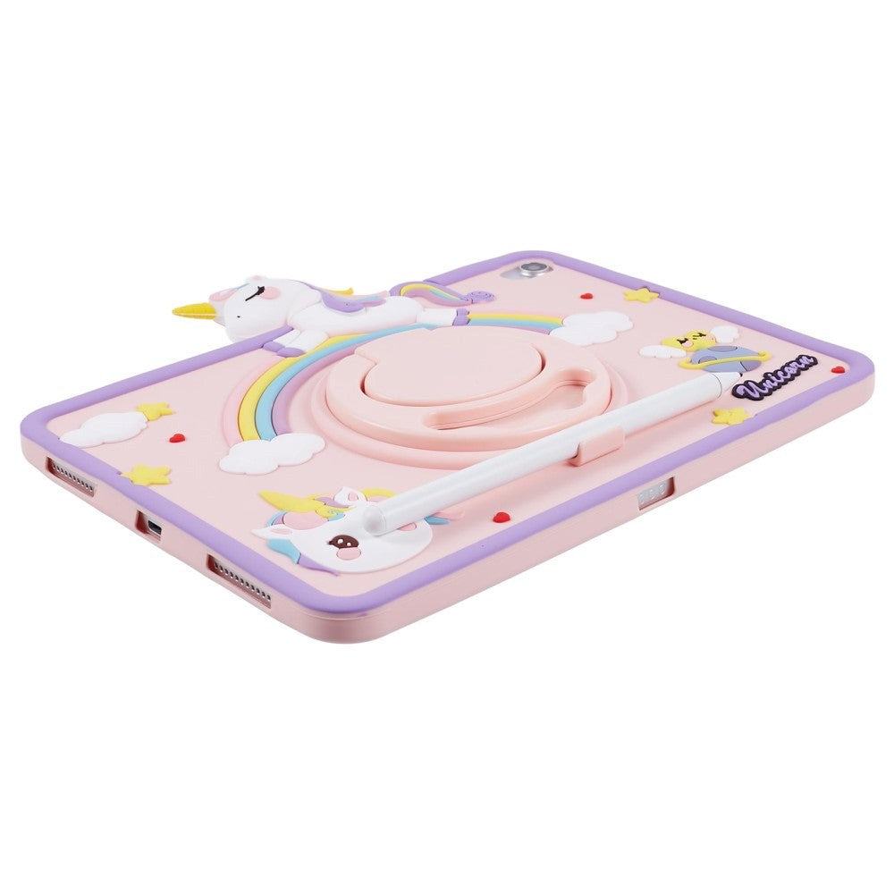 iPad 10.9" (2024/2022) Kids Case w. Stand & Cartoon - Pink
