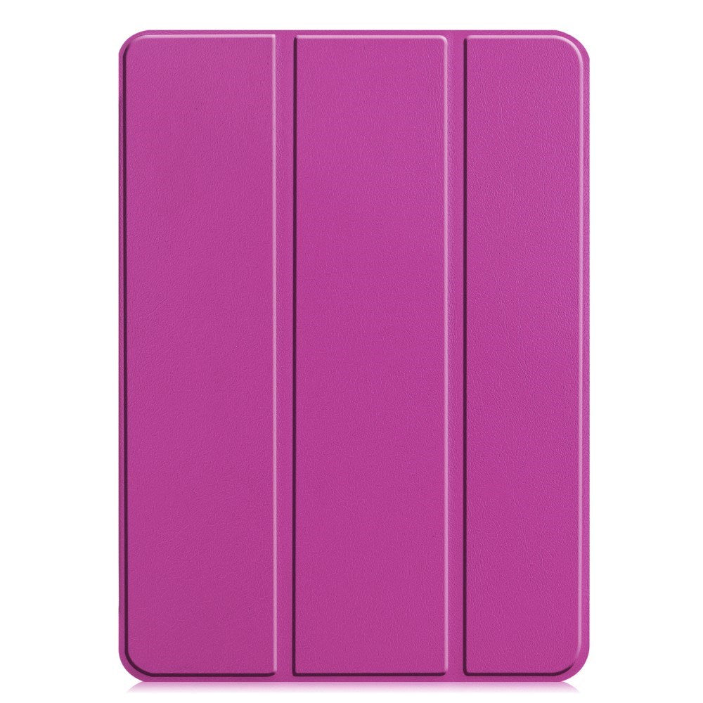 EIDERWOOD iPad Pro 11" (2025 / 2024) Tri-Fold Leather Flip Case - Purple
