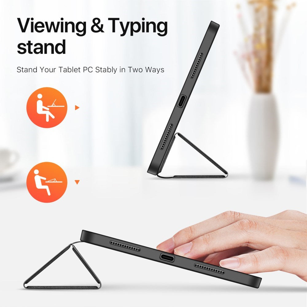 iPad Pro 11" (2025 / 2024) DUX DUCIS DOMO Series Flip Case w. Pen Holder - Black