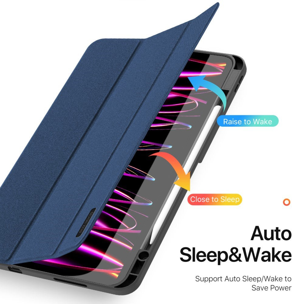 iPad Pro 13" (2025 / 2024) DUX DUCIS DOMO Series Flip Case w. Pen Holder - Blue