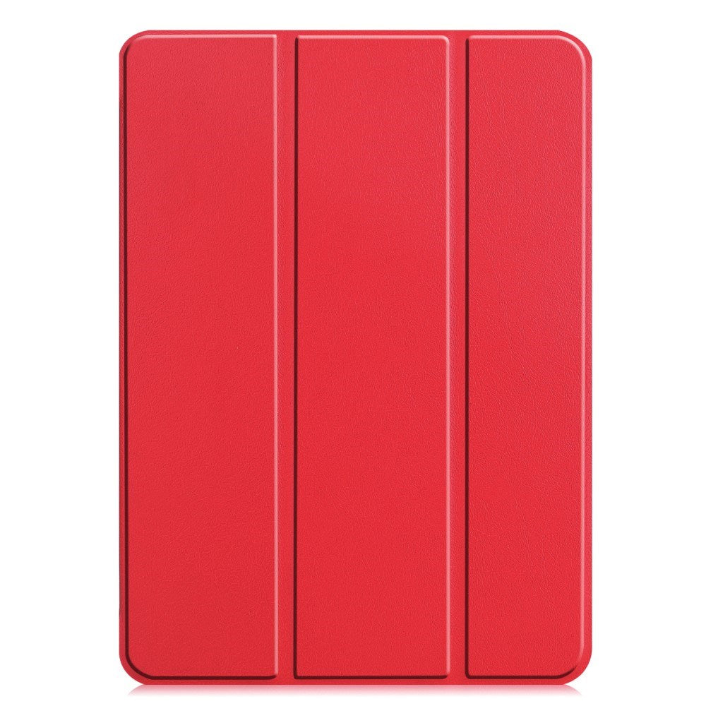 EIDERWOOD iPad Pro 13" (2025 / 2024) Tri-Fold Leather Flip Case - Red