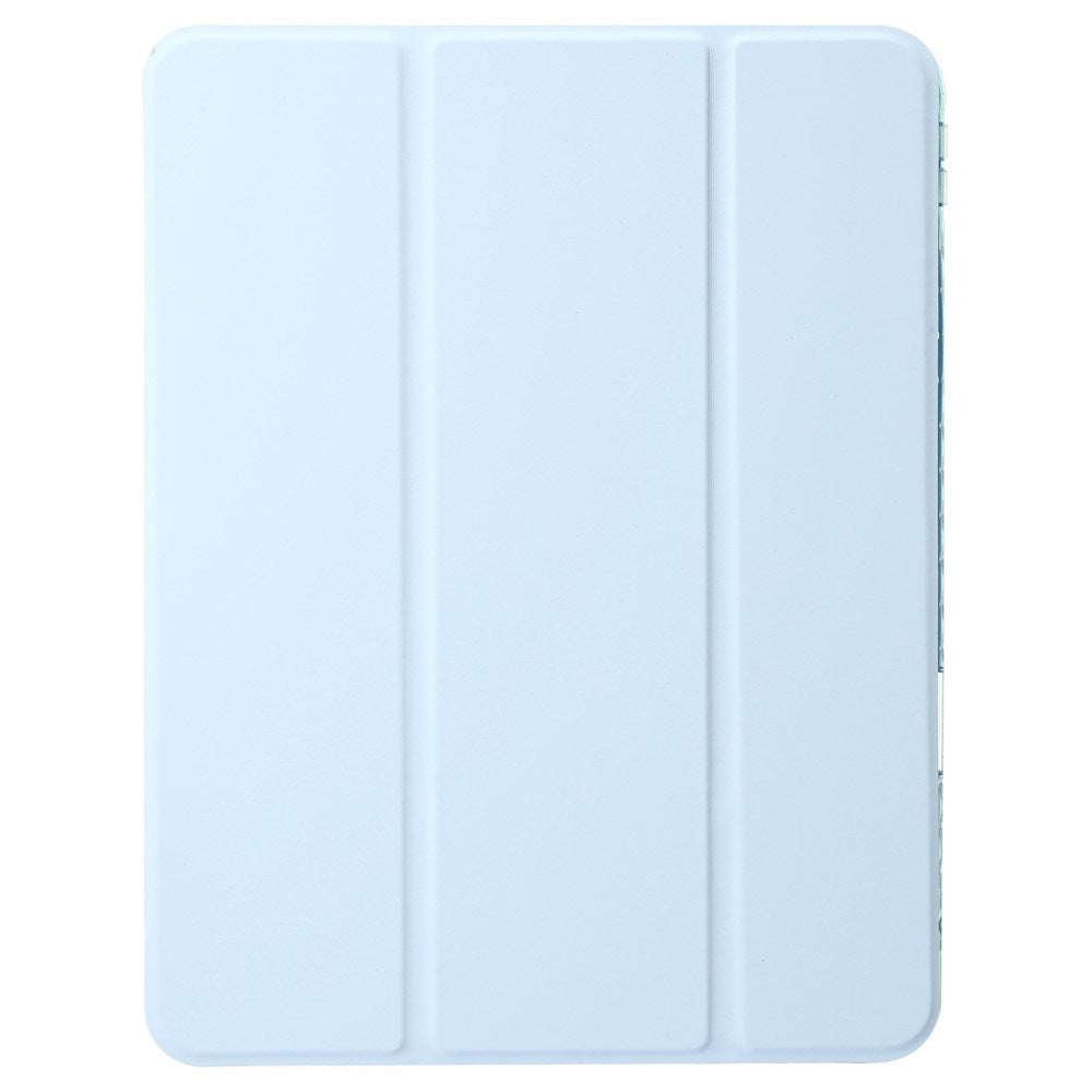 EIDERWOOD iPad Pro 11" (2025 / 2024) Tri-Fold Artificial Leather Flip Case w. Apple Pencil Holder - Grey