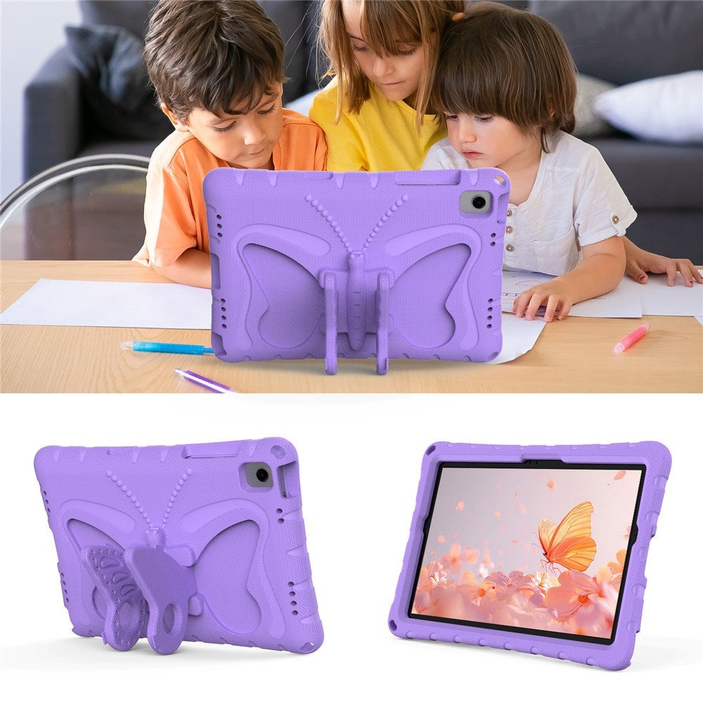 Samsung Galaxy Tab A11+ (Plus) / A9+ (Plus) EIDERWOOD Kids Case - Butterfly Kickstand Case - Purple