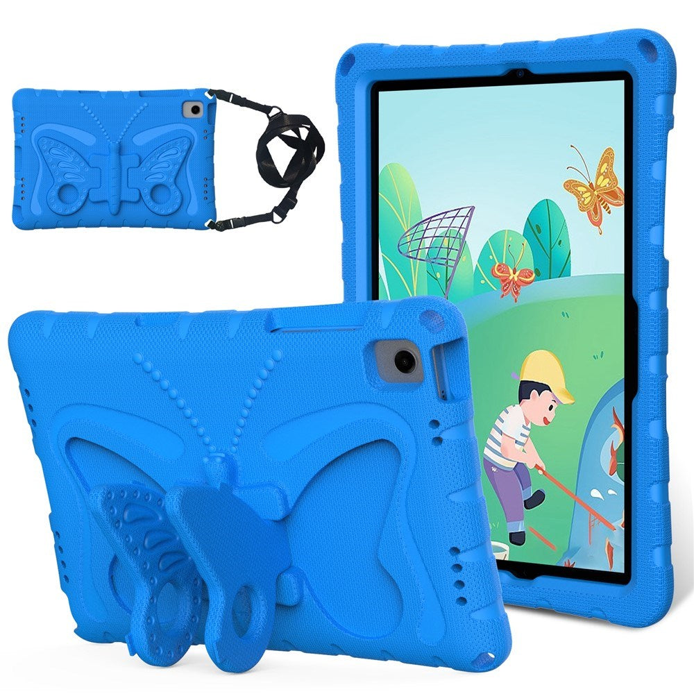 Samsung Galaxy Tab A11+ (Plus) / A9+ (Plus) EIDERWOOD Kids Case - Butterfly Kickstand Case - Blue