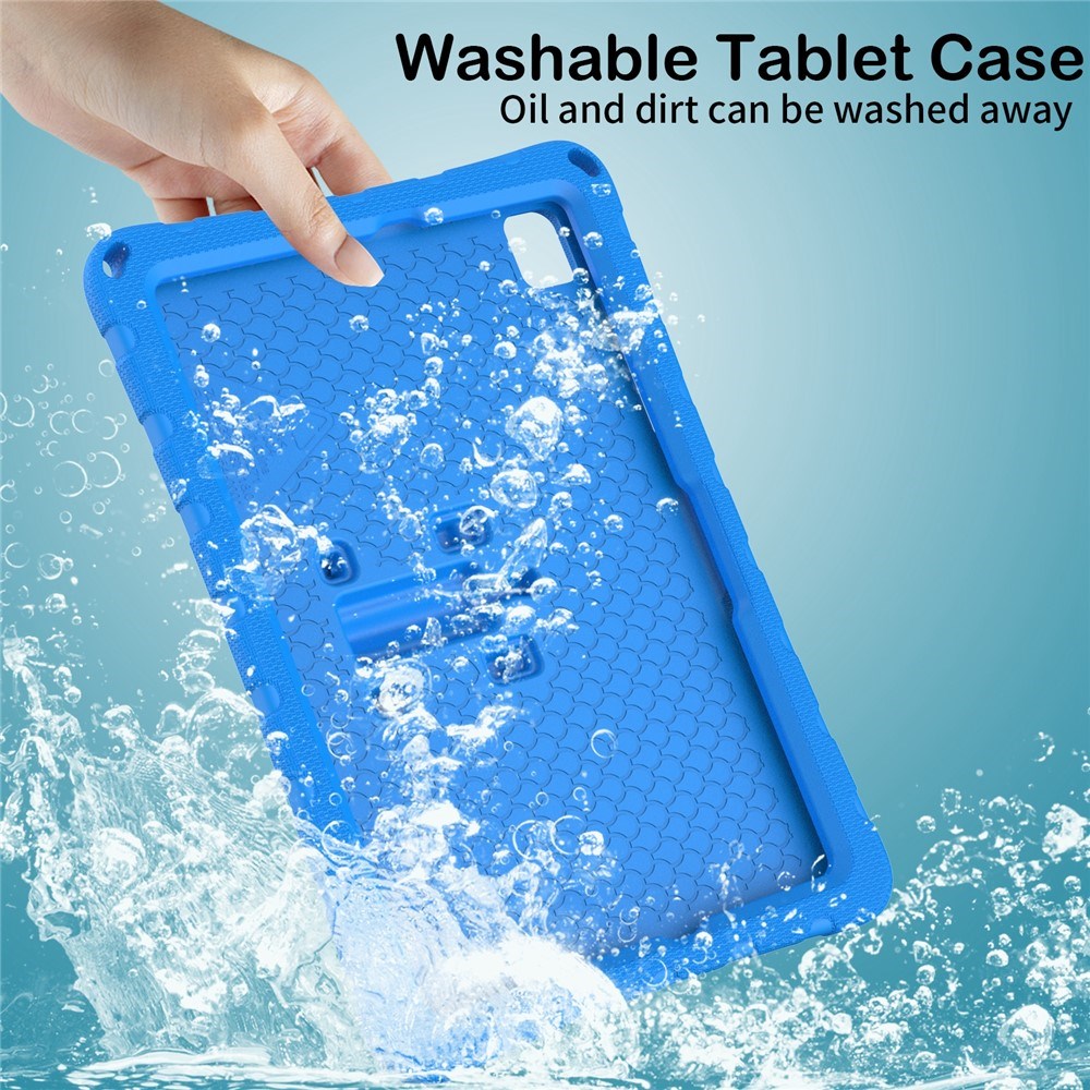 Samsung Galaxy Tab A11+ (Plus) / A9+ (Plus) EIDERWOOD Kids Case - Butterfly Kickstand Case - Blue