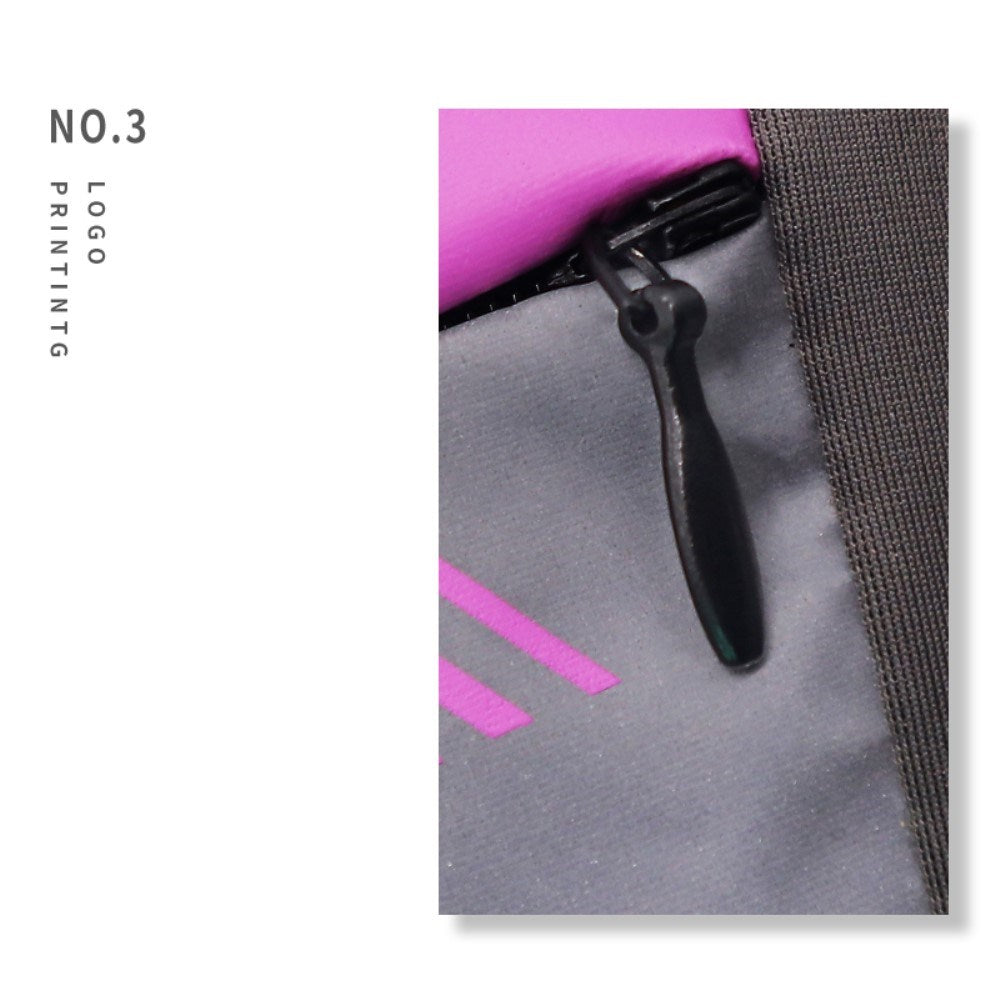 Sports Running Belt with Pocket for Phone and Accessories - Black