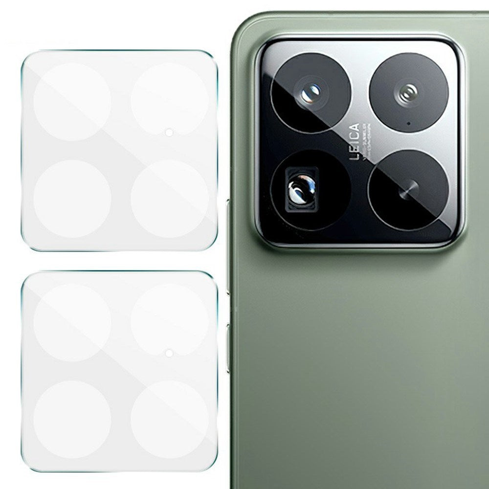 Xiaomi 15 Pro Tempered Camera Lens Protector Glass - 2 pcs - Transparent