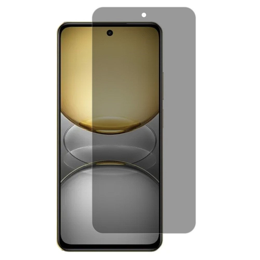 Realme 14X (5G) / C75 Full Fit Tempered Screen Protector Glass - Privacy Function - Transparent