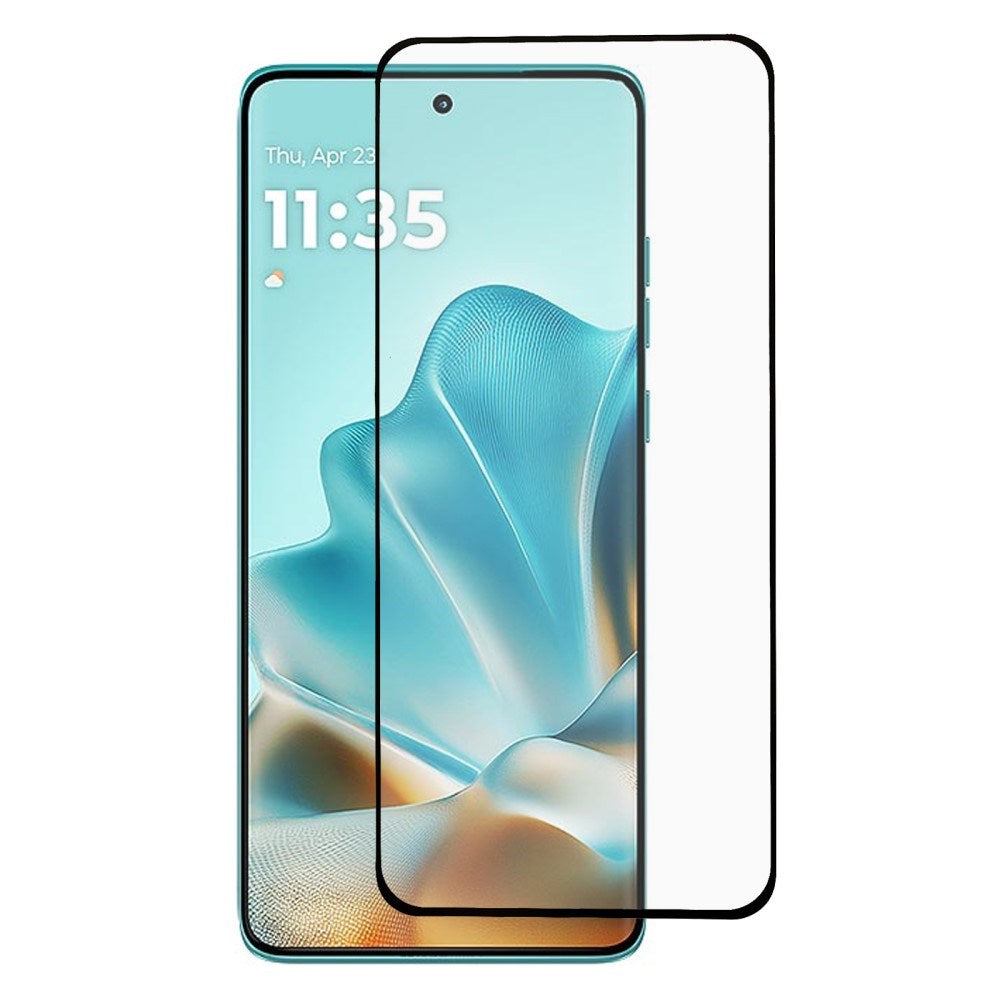 Motorola Edge 60/ Edge 60 Pro / Edge 60 Fusion Full Fit Tempered Glass Screen Protector - Transparent / Black Edge