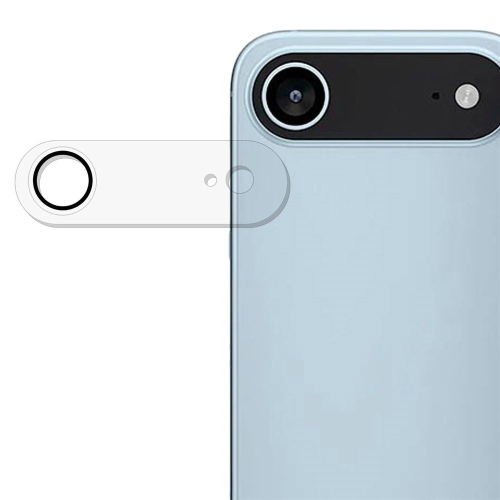 iPhone Air Tempered Camera Lens Protection Glass - Transparent / Black