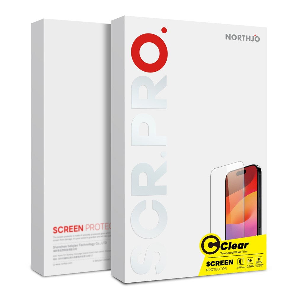 NORTHJO Samsung Galaxy A17 (5G) Screen Protector - Tempered Glass 0.3mm - Transparent