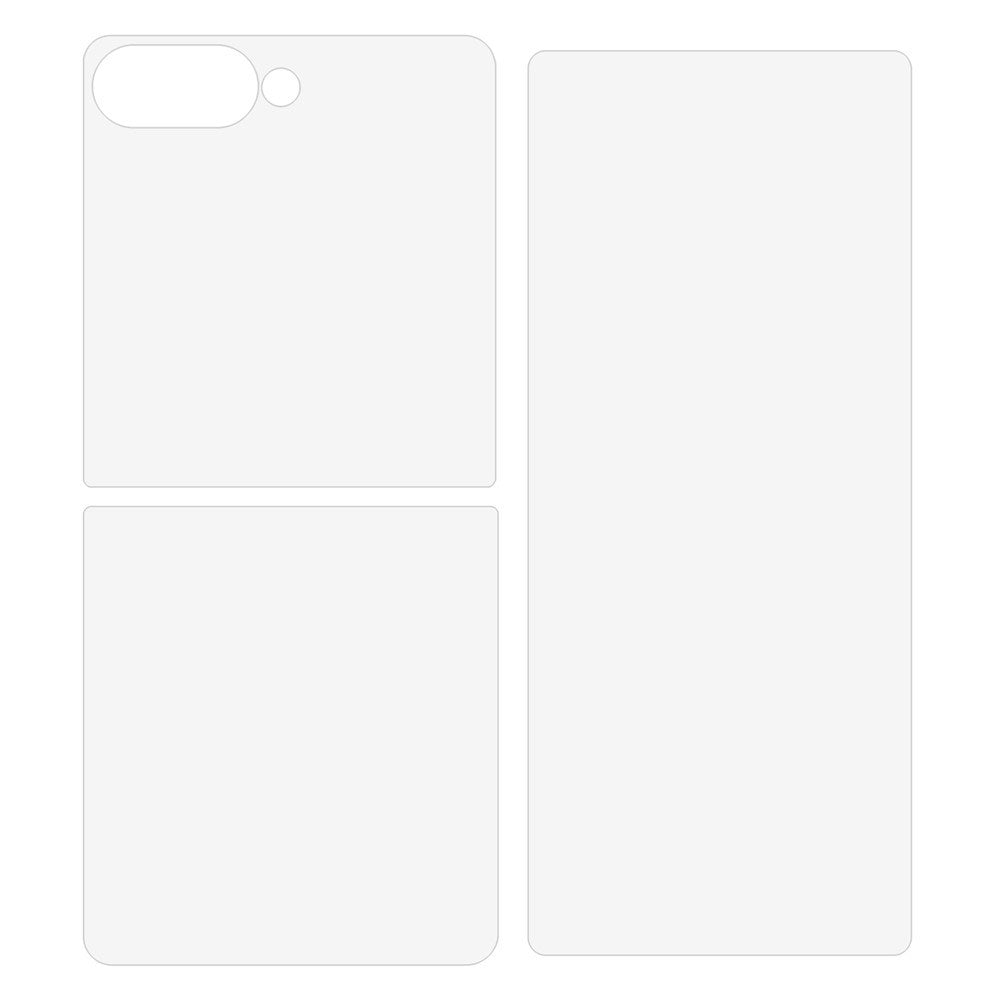 Samsung Galaxy Z Flip7 Screen Protector Set - Film - Transparent