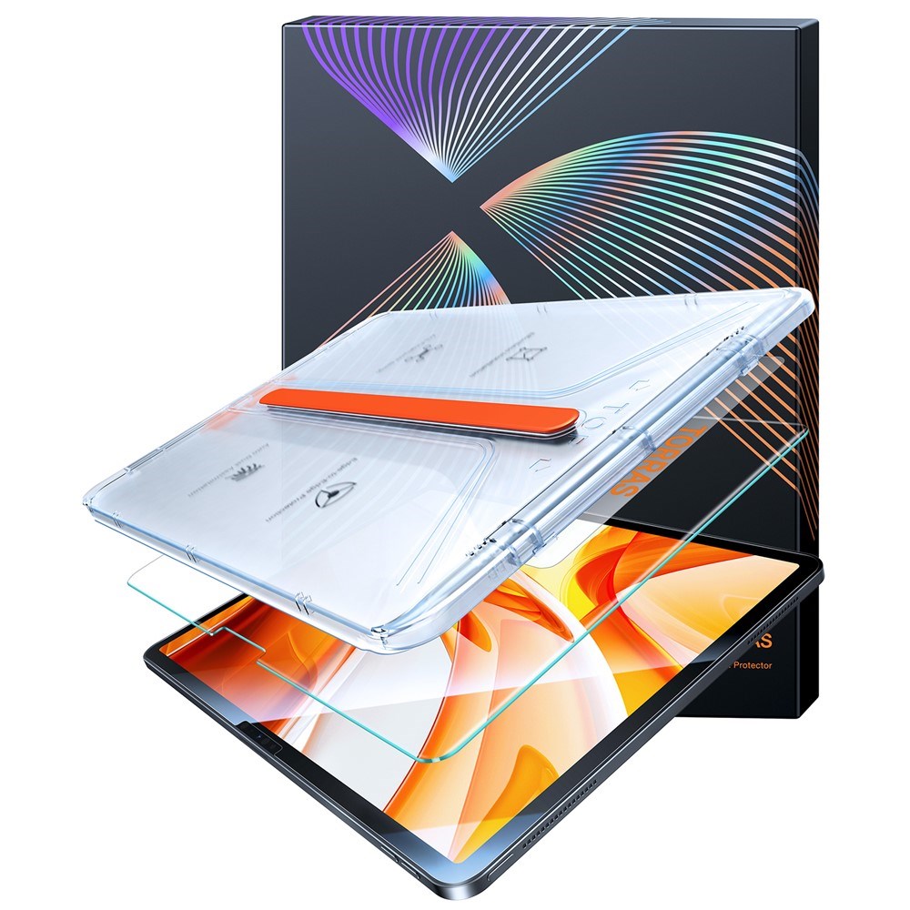TORRAS iPad Pro 11" (2025 / 2024) Install Master Tempered Glass Screen Protector - Transparent