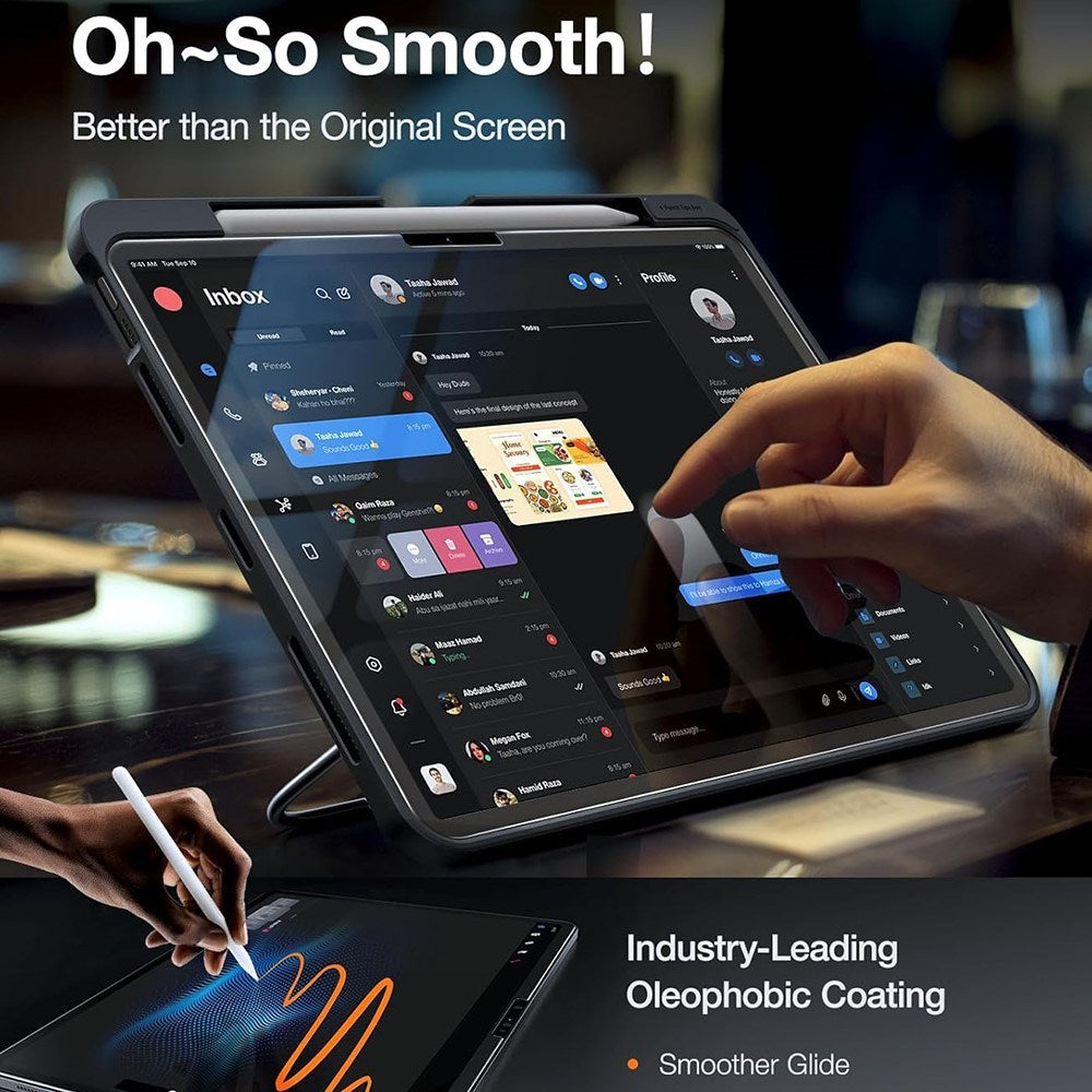 TORRAS iPad Pro 13" (2025 / 2024) Install Master Tempered Glass Screen Protector - Transparent