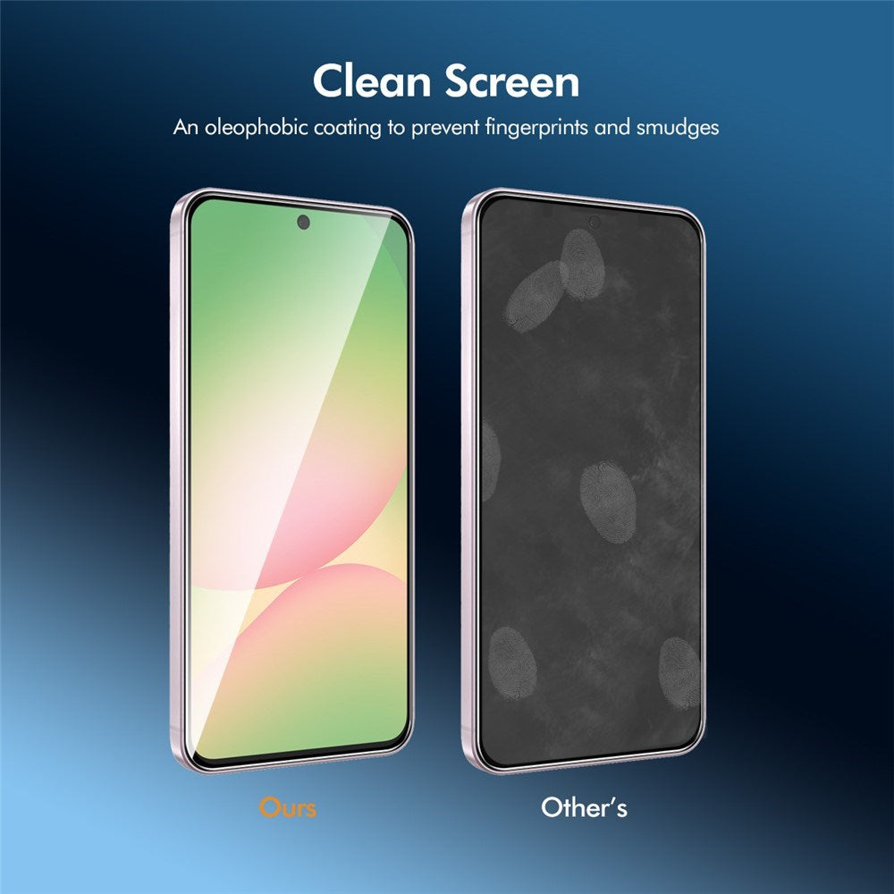 Samsung Galaxy A27 Tempered Glass Screen Protector - Transparent / Black Edge