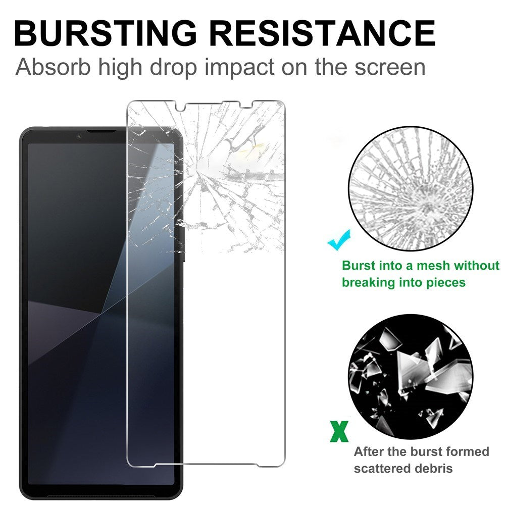 Sony Xperia 10 VIII / 10 VII 2.5D Tempered Glass Screen Protector - Transparent