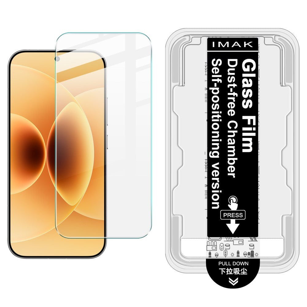 Xiaomi 17 / 17 Pro IMAK Tempered Glass Screen Protector - incl. Installation Frame - Transparent