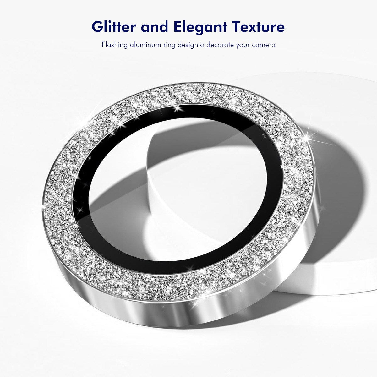 Samsung Galaxy A37 / A57 ENKAY Glitter Camera Lens Protector - Purple