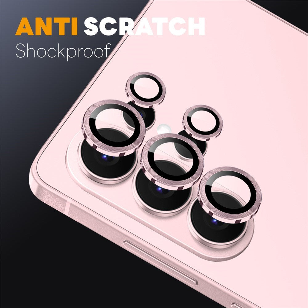 Samsung Galaxy S26 Ultra NORTHJO Camera Lens Protection - Metal & Glass - Pink