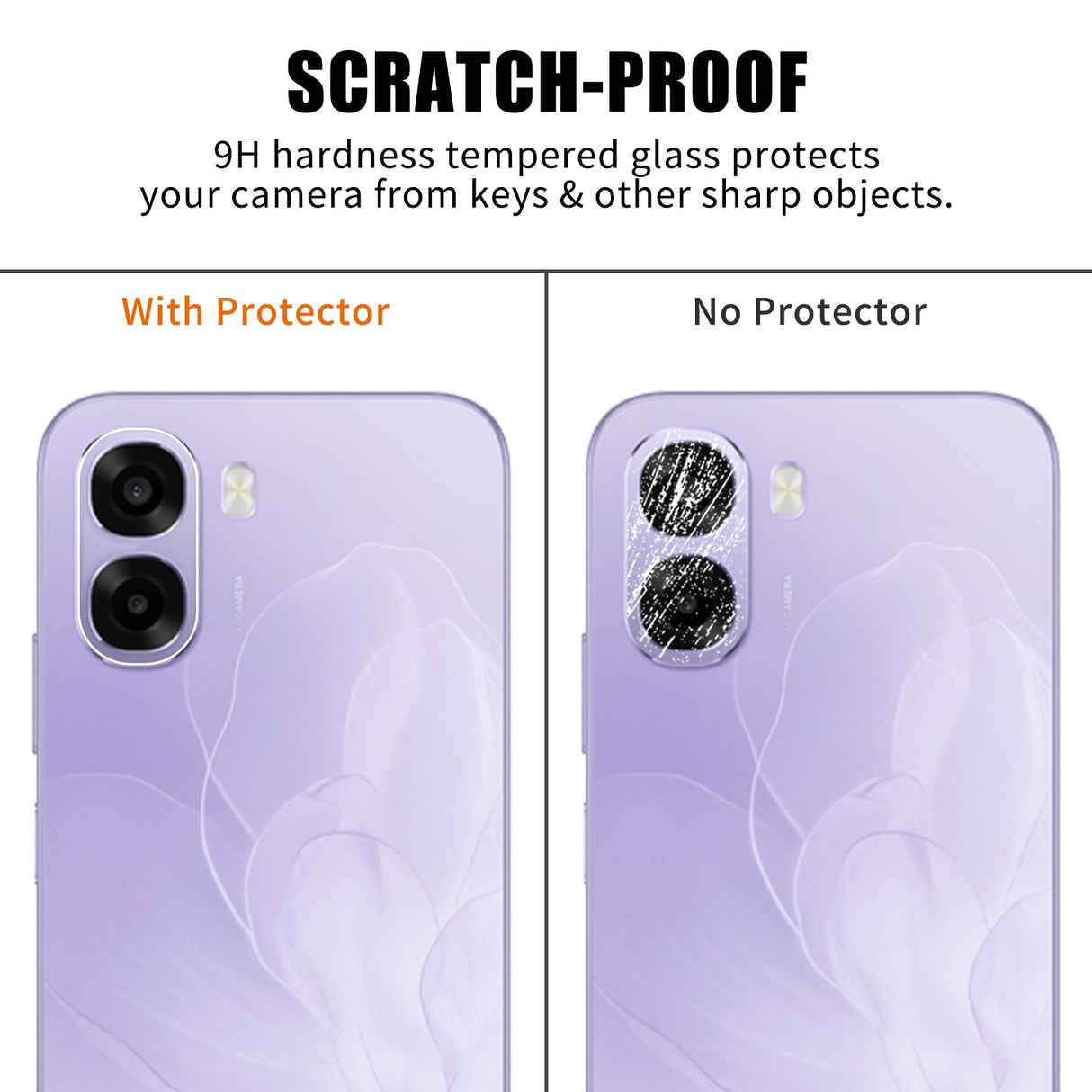 OPPO A6x Camera Lens Protective Glass - Transparent