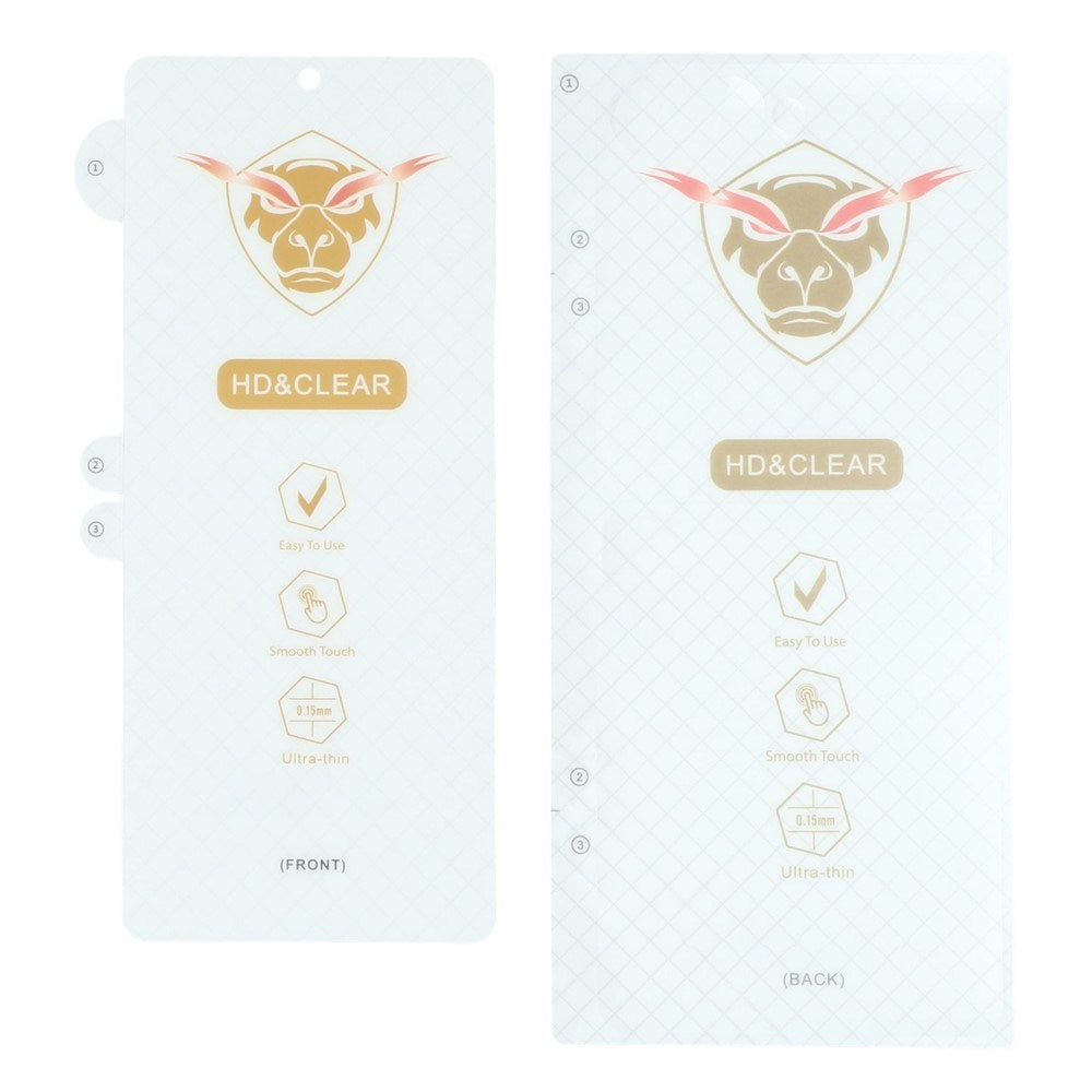 Motorola Razr 70 Ultra / 70 Plus Screen Protector Set - Film - Transparent