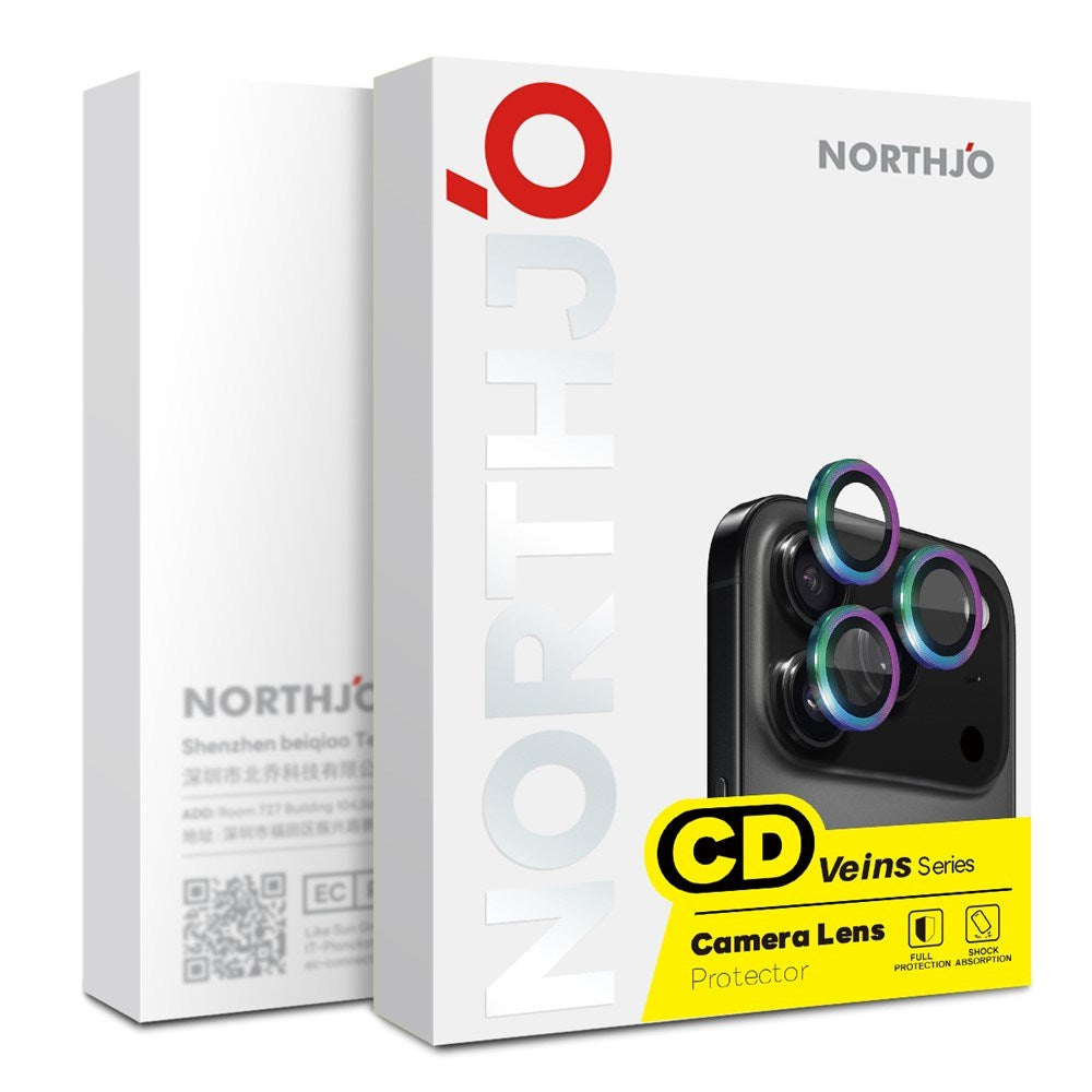 Samsung Galaxy Z Flip8 NORTHJO Camera Lens Protector - Metal & Glass - Blue