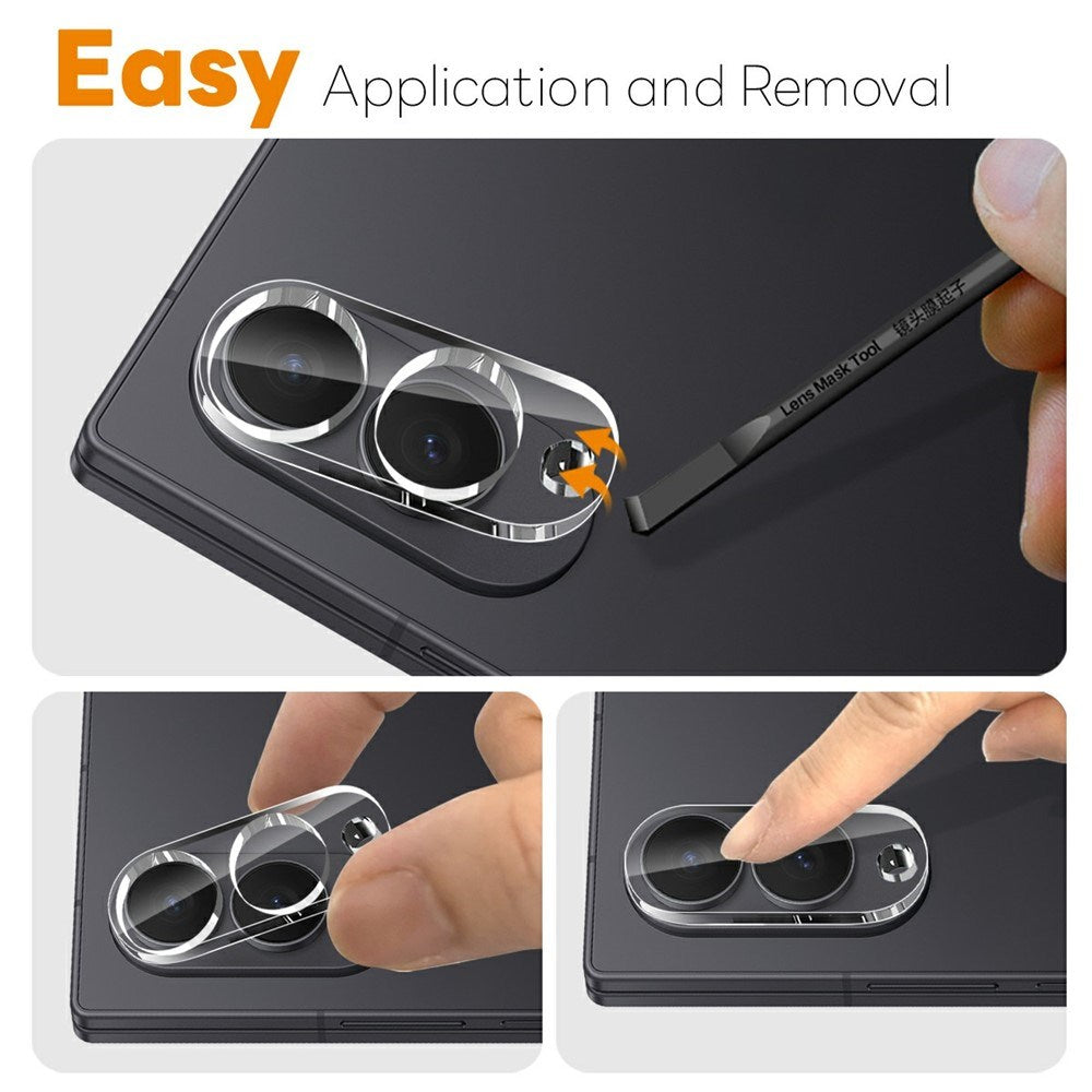 Samsung Galaxy Z Fold8 NORTHJO Tempered Camera Lens Protector Glass - 2 pcs - Transparent