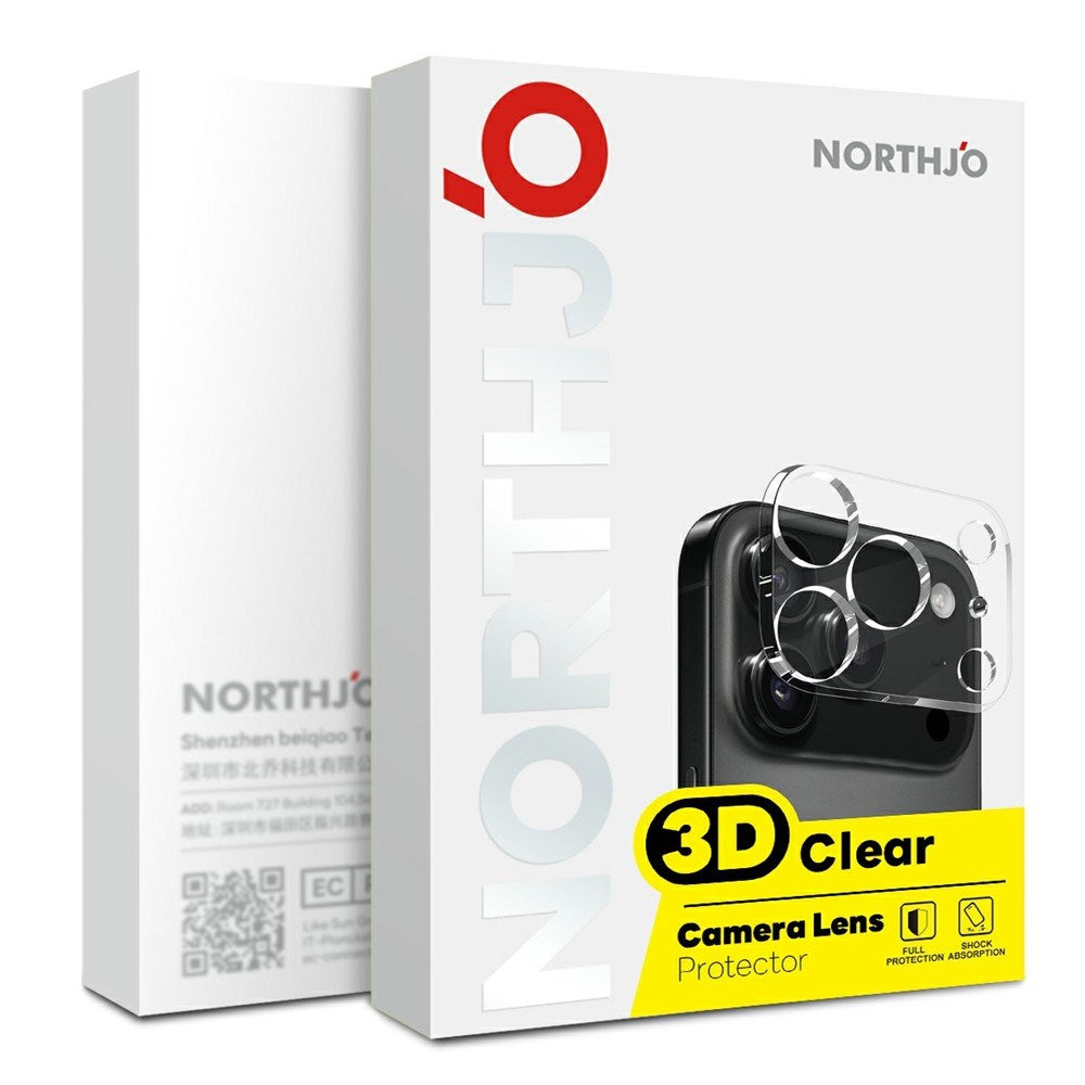 Samsung Galaxy Z Fold8 NORTHJO Tempered Camera Lens Protector Glass - 2 pcs - Transparent