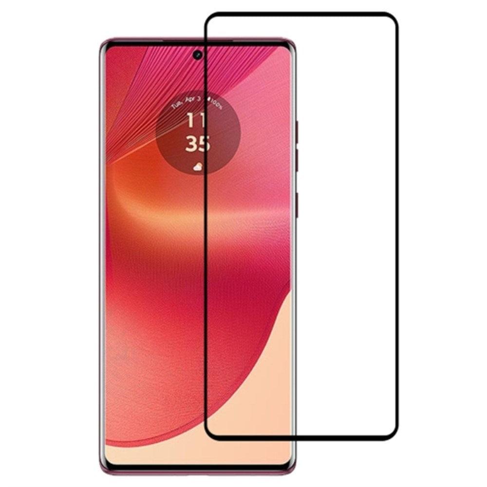 Motorola Edge 50 Fusion Full Fit Screen Protector Glass - Transparent / Black Edge