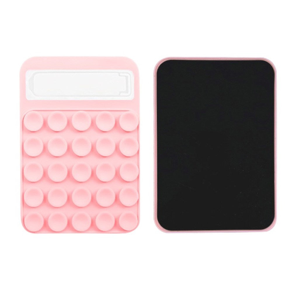Magnetic Silicone Suction Cup with Kickstand - Pink
