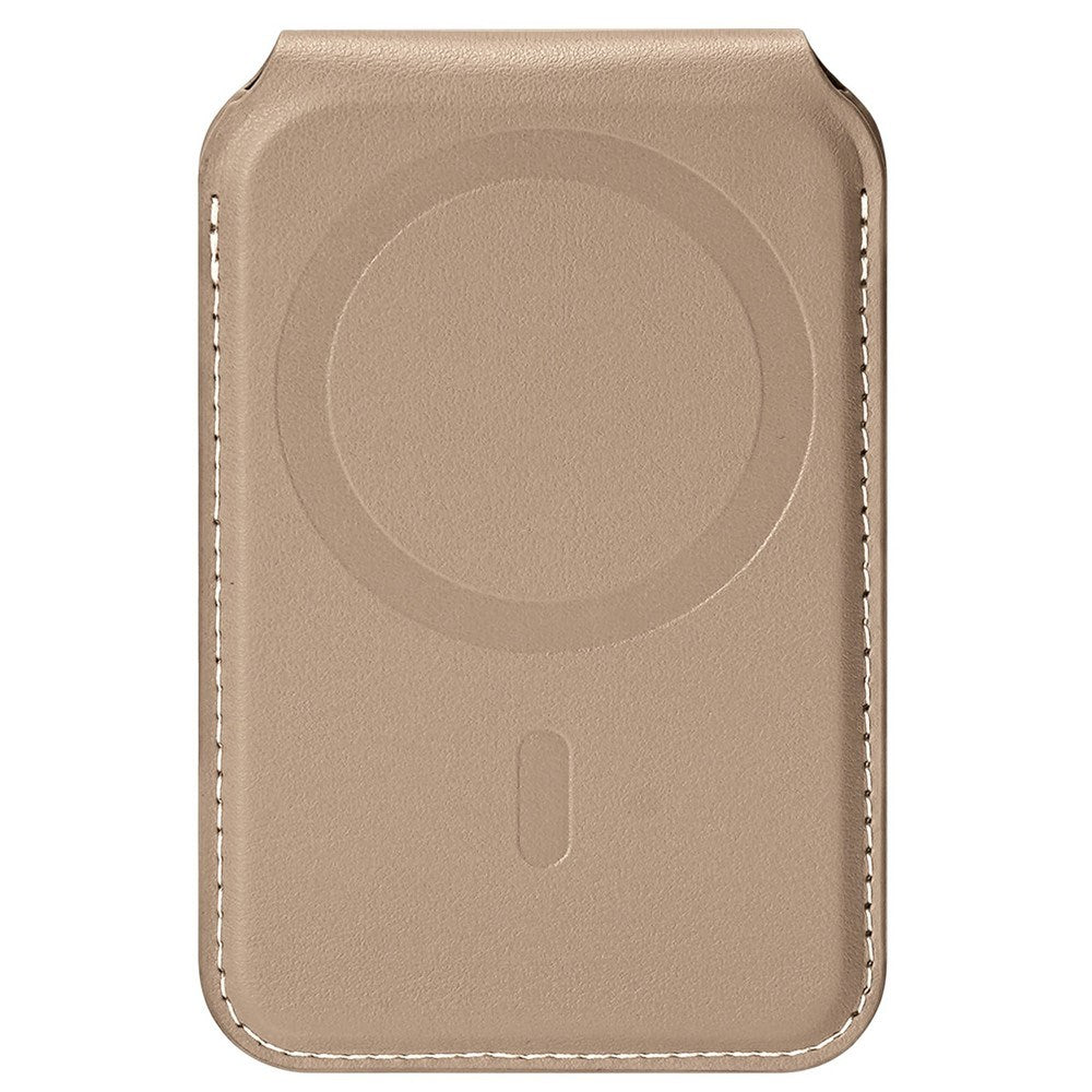 DUX DUCIS Magnetic Card Holder for 5 Cards with Stand Function - MagSafe Compatible - Beige