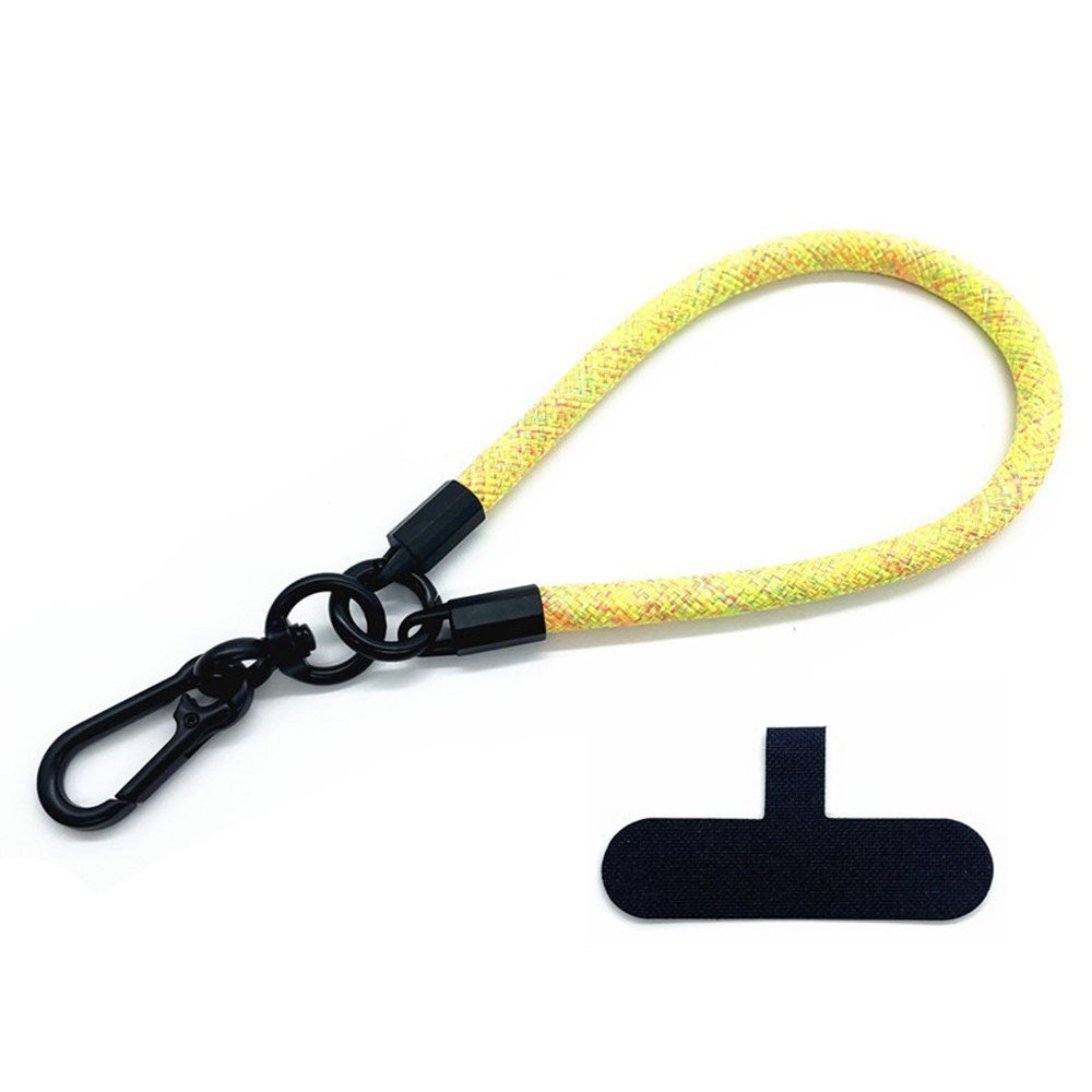 Polyester Wrist Strap with Insert Plate - 30cm - Yellow