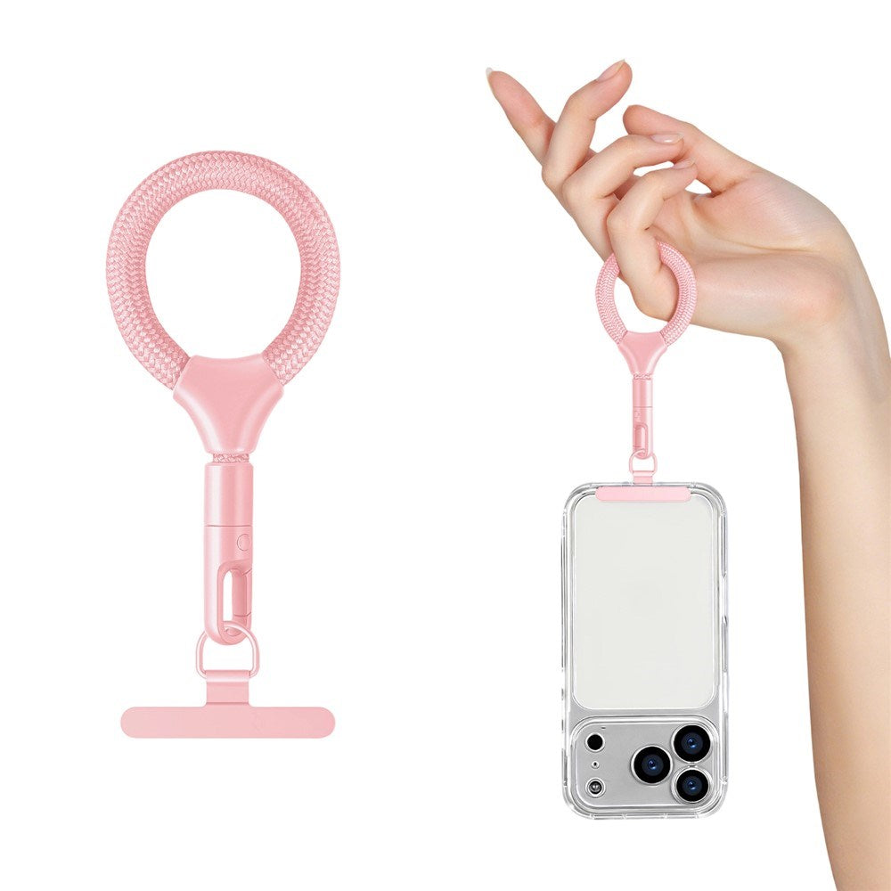 Polyester Phone Finger Strap - 10cm - Pink