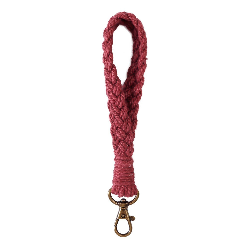 Key Lanyard / Wrist Strap 18cm - Textile - Red