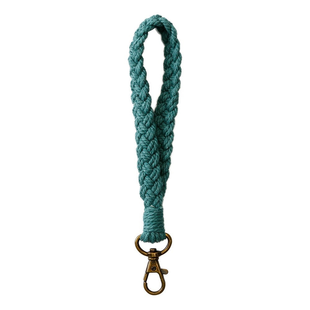 Key Lanyard / Wrist Strap 18cm - Textile - Blue