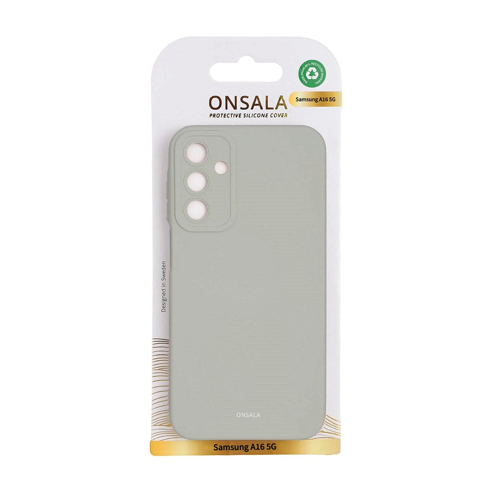 ONSALA Samsung Galaxy A16 Silicone Back Cover - Grey
