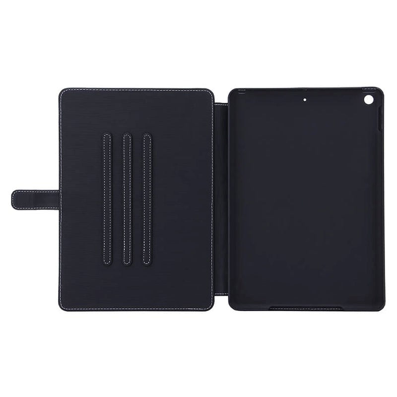 iPad 10.2" (2021 / 2020 / 2019) - Onsala Collection Genuine Leather Case - Black