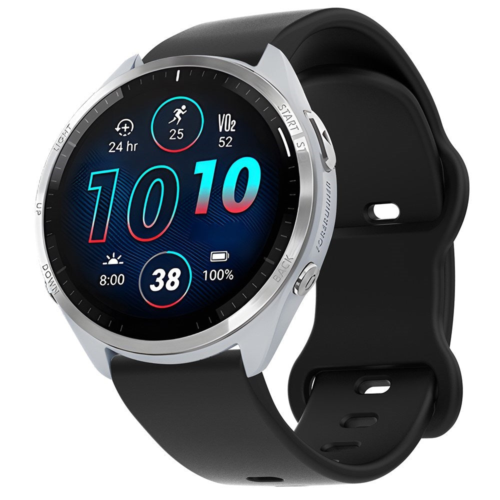 EIDERWOOD Universal Silicone Strap (18mm) – Black