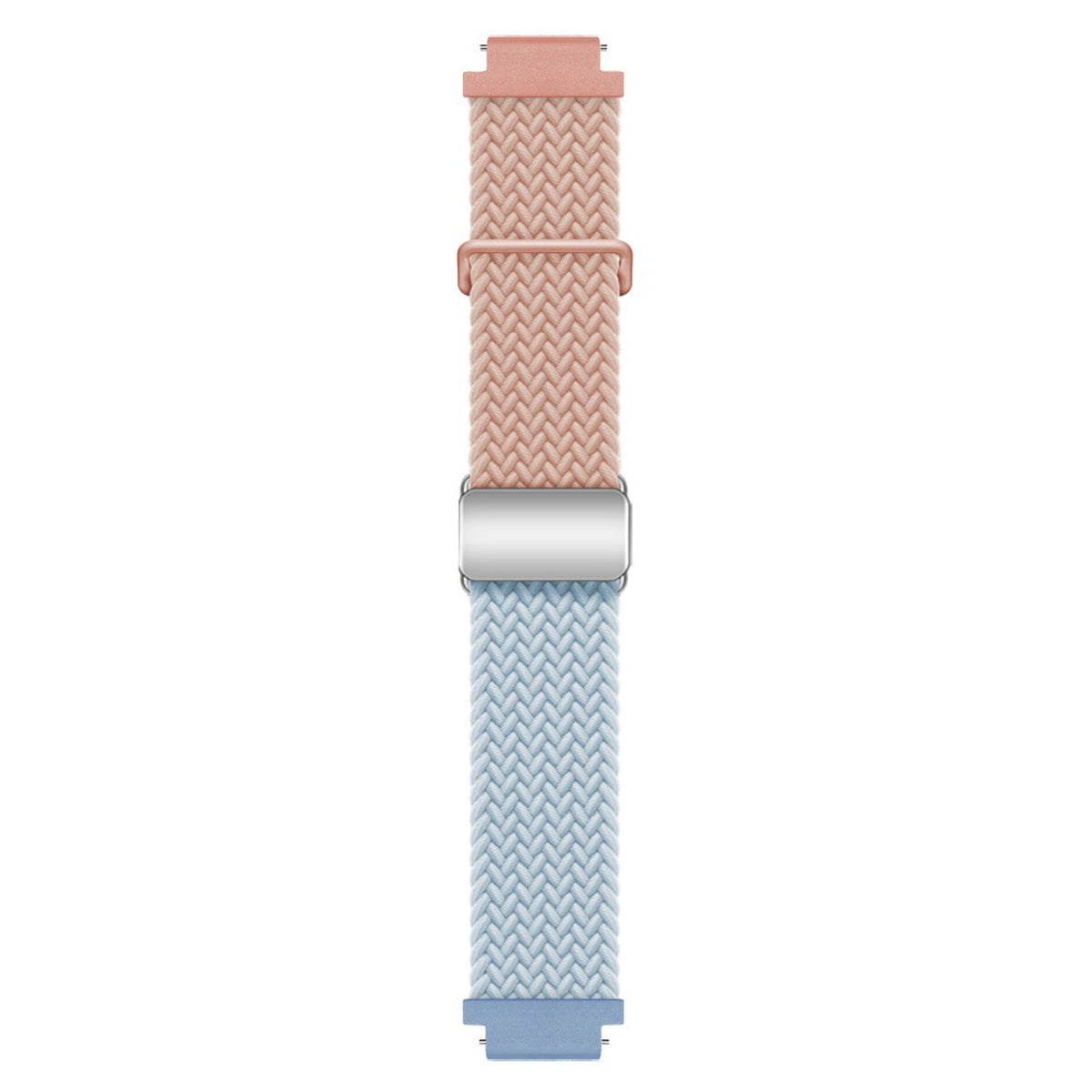 Universal 18mm EIDERWOOD Woven Watch Strap - Pink / Blue