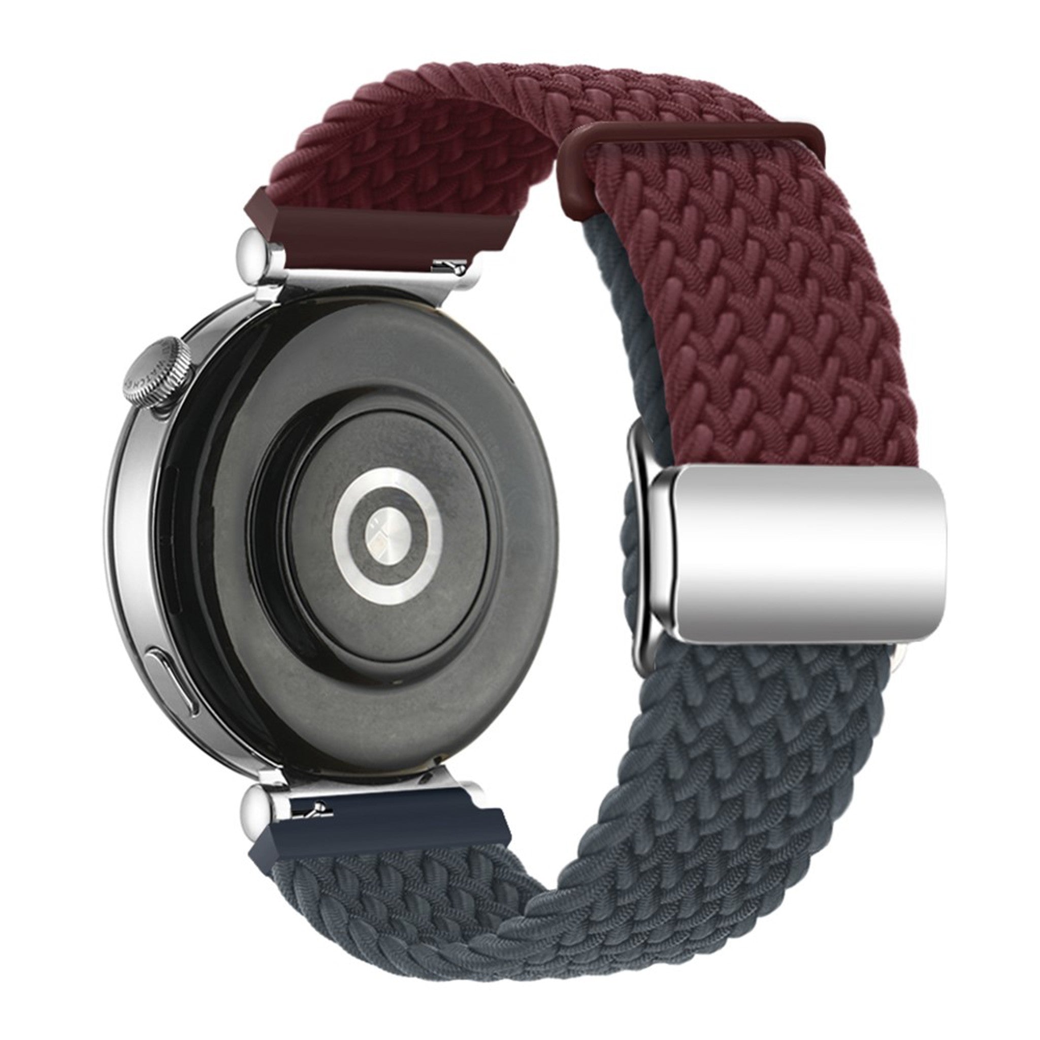 Universal 18mm EIDERWOOD Woven Watch Strap - Red / Blue