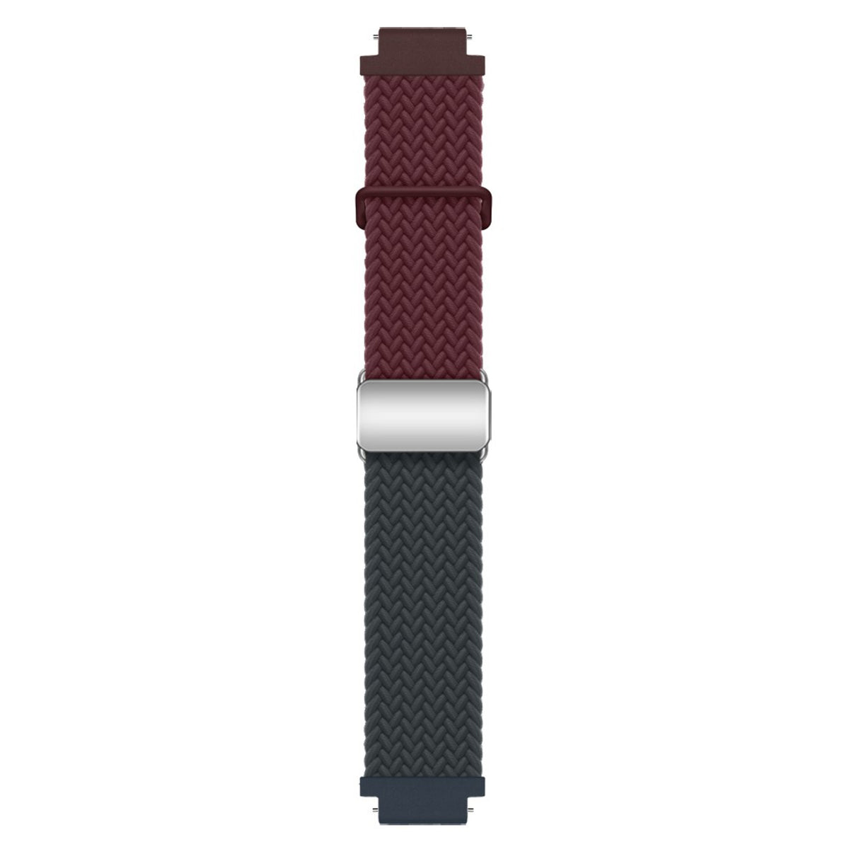 Universal 18mm EIDERWOOD Woven Watch Strap - Red / Blue