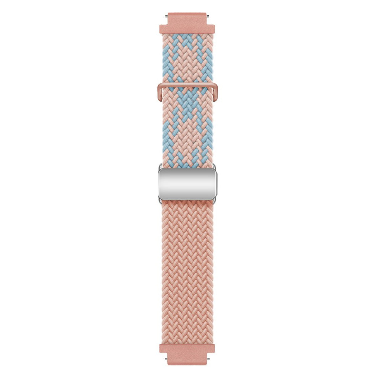 Universal 18mm EIDERWOOD Woven Watch Strap - Pink / Blue