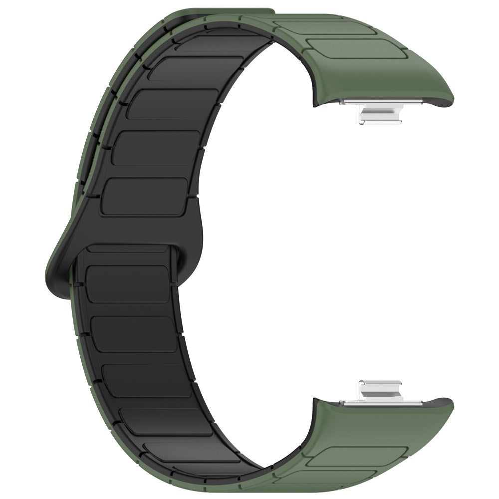 Xiaomi Smart Band 9 Pro / 8 Pro Two-Tone Magnetic Flexible Plastic Strap - Green / Black