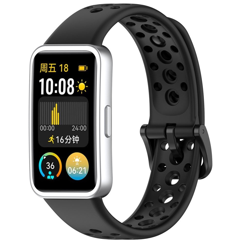 Huawei Band 10 / 9 / 8 EIDERWOOD Silicone Strap – Black