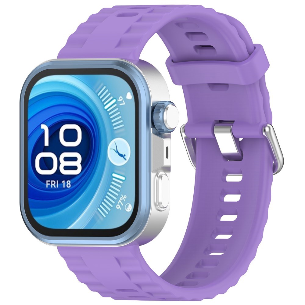 Huawei Watch Fit 5 Pro / 5 / 4 Pro / 4 / 3 EIDERWOOD Silicone Strap - Purple